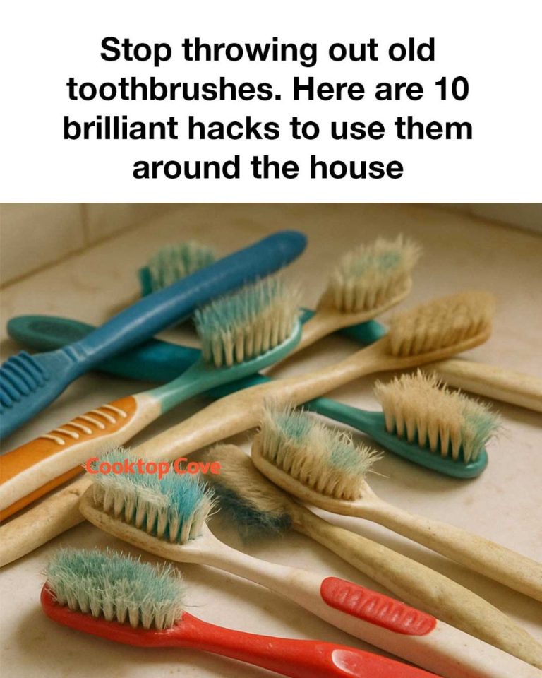 Stop throwing out old toothbrushes. Here are 10 brilliant hacks to use them around the house